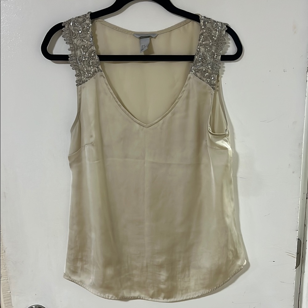 H&M Sleeveless Top with Embellished Straps ✨